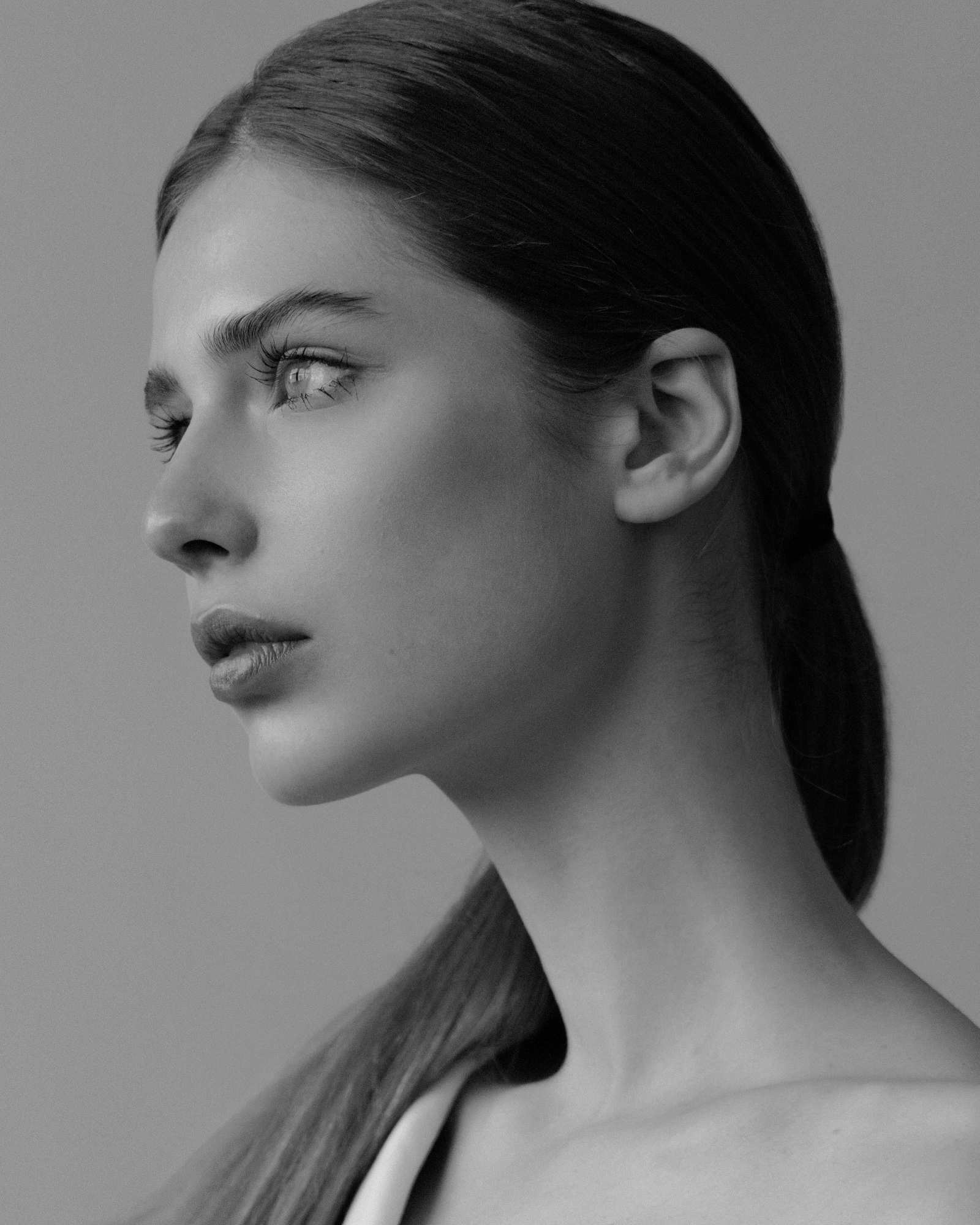 Sofya Breydo, soft-profile beauty portrait.